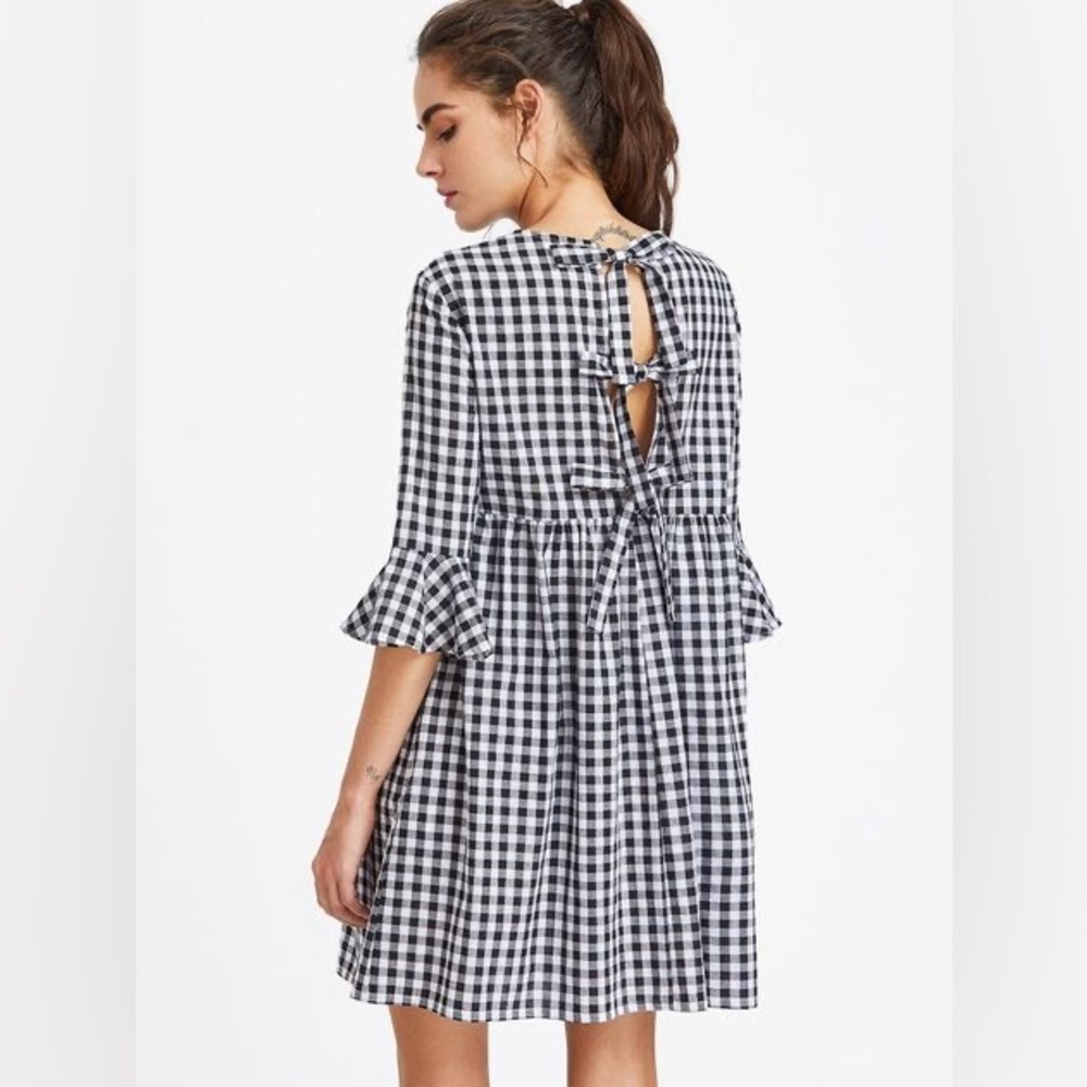 Gingham Shein Blouse